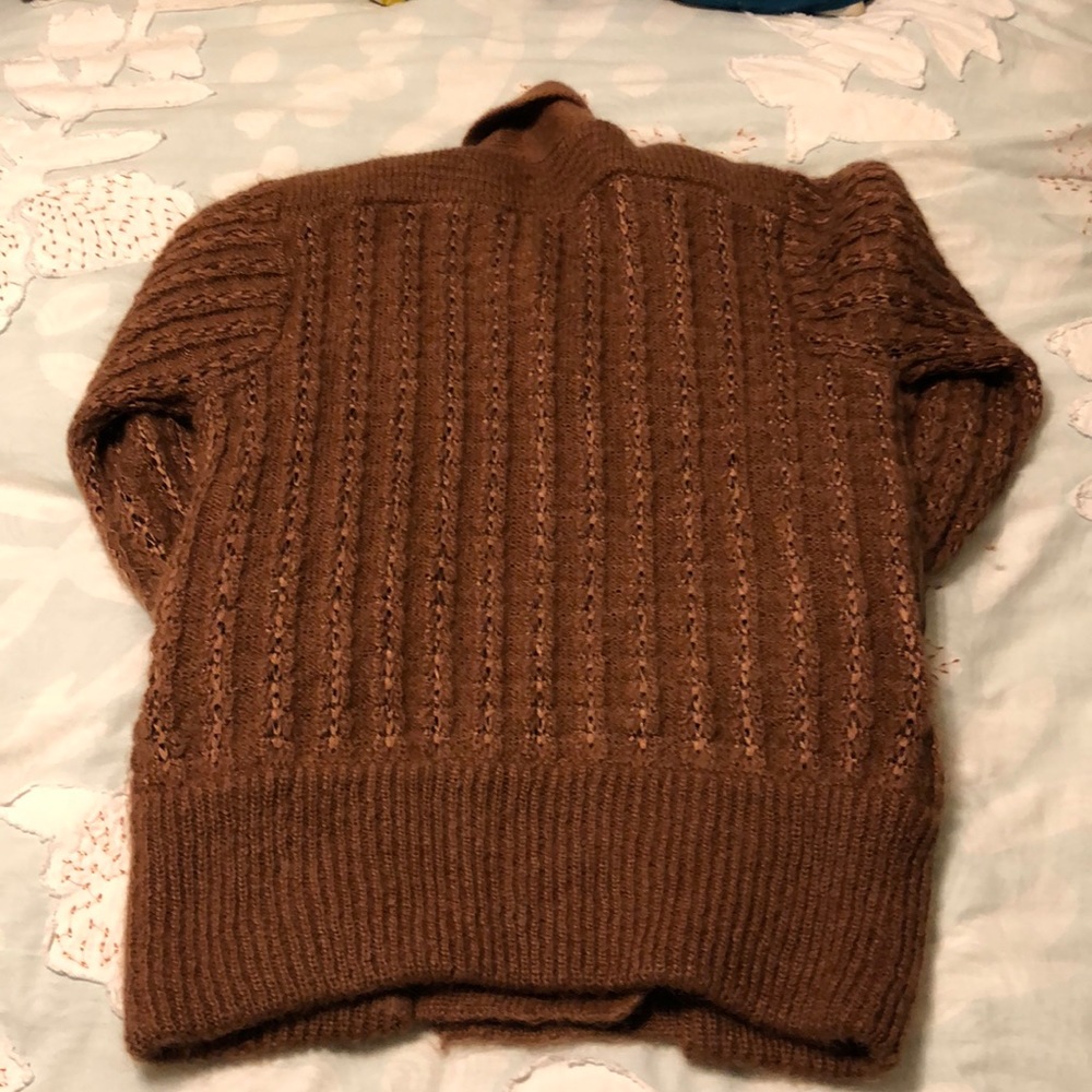 Vintage Mohair Acrylic blend lines sweater - Picture 4 of 5